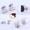 GERZWY Adhesive Hooks Heavy Duty Wall Hooks Waterproof Stainless Steel