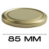 mikken Twist-Off Replacement Lids for Jam Jars 82 x 8.5