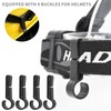 DARKBEAM Hard hat Headlamp COB LED Floodlight with Red Light