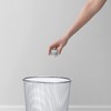 Zeller Paper Bin 29,5x35cm, Silber/Stahl, Multi-Colour, 29.5 x 29.5 x