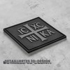 LEGEEON: Orthodox Byzantine Cross ICXC Nika Christ Conquers PVC Patch,