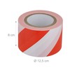 Relaxdays Barrier Tape, Tear-Resistant, Warning Tape Roll for Construction Site