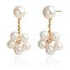 14K Gold Plated Handmade Wire Craft Freshwater Cultured Pearls Flower