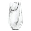 Vaso de vino sencillo y moderno, Patrón: mármol de Carrara,