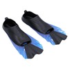 Short Diving Training Fins Full Foot AntiSlip Soft Flippers for