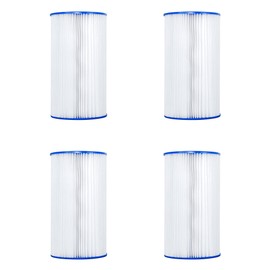 Bestway Flowclear Type IV or Type B Replacement Cartridge Filter for Above Ground Swimming Pool with 2500 Gallon Per Hour Filter Pump (4 Pack)