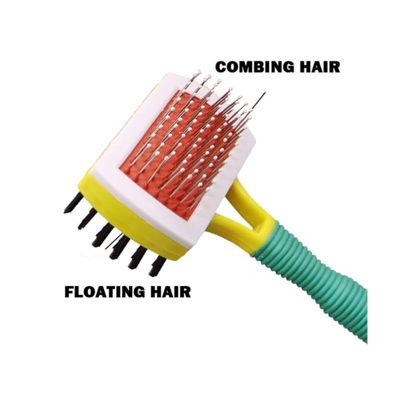 Double-Sided Slicker Hair Grooming Brush for Cats & Dogs, All