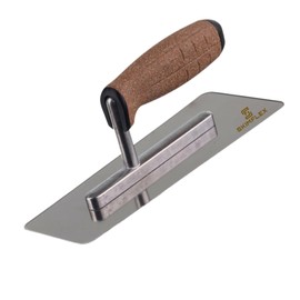 Skimflex Venetian Plaster Trowel 240mm – Stiff Tapered Stainless Steel Blade with Cork Handle – Microcement Finishing Tool for Decorative Plastering