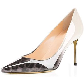 Axellion Women's Closed Toe Stiletto Pumps, Pointed Toe High Heels for Wedding, Prom, Office & Daily Wear