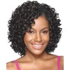 XIUFAXIRUSI XIUFAXIRUSI Black Short Curly Bob Wigs for Black Women