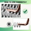 KEYYOU Eyelash Extensions, 300 Pieces, Cluster Lashes, 20D D Curl,