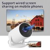 Mini Projector, 1080P Full HD 8000LM Portable Movie Projector, 270°