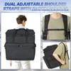 Double-Layer Desktop PC Tower Carrying Case, Travel Storage Bag for