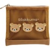 San-X Rilakkuma CA56101 Mesh Mini Pouch Rilakkuma Size (H x