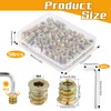 Pack of 50 Screw Nuts, M4 x 10 mm Threaded