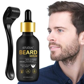 Sefudun Beard Oil for Men 2 Fl oz - 5% Rosemary & Coffee Seed Extracts with Biotin & Collagen for Nourishing Beard Care Comfort - Specification: Sefudun Beard Serum*1