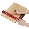 Woodworking Square 300x200mm L Shape Aluminum Alloy Framing Square with