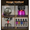 SAMNIU 5 Pack of Torch Lighter, 30° & 45° Rotatable