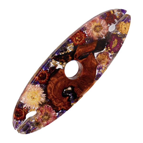 Handcrafted Wine Glass Holder with Flowers Preserve, Wine & Champagne