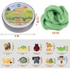Inner-Active Play Putty Therapy Putty for Kids with Charms Green