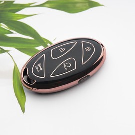 Tautrophen Key Fob Cover Fit for Hyundai 2023 2024 IONIQ 5 6 Kona Elanrtra Santa Fe Sonata 2025 Tucson Hybrid Smart Key