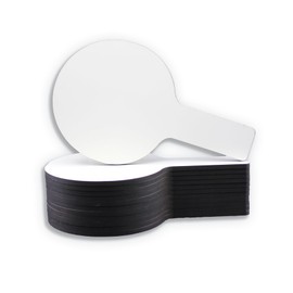Flipside Products Mini Dry Erase Answer Paddle - Class(FLP10036), White, Pack of 12, 5 x 9