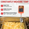 ThermoPro TP510 Waterproof Digital Candy Thermometer with Pot Clip, 10"