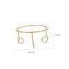 IWOWHERO Gazing Display Stand Elegant Crystal Holder for Garden and