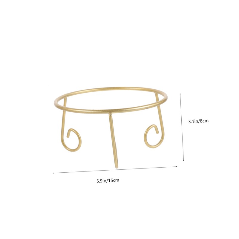 IWOWHERO Gazing Display Stand Elegant Crystal Holder for Garden and