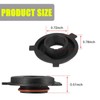 Flygun 2 PCS H4 Car LED Headlight Bulb Retainers, Nylon