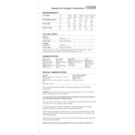 Stylecraft Impressions Aran Knitting Pattern - 10008 Ladies Sweaters