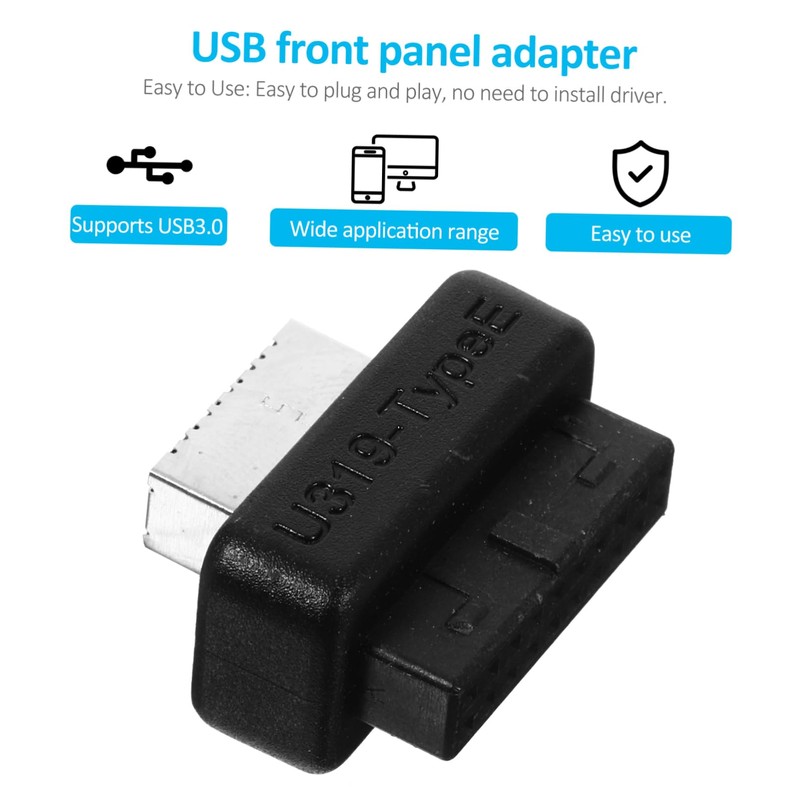 Operitacx USB Frontplattenadapter zu USB Adapter Pin Header für PC