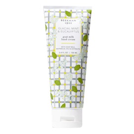 Beekman 1802 Glacial Mint & Eucalyptus Hand Cream - 3.4 oz - Scented - Nourishes, Hydrates & Repairs - With Goat Milk, Shea Butter & Glycerin - Non-Greasy - No Irritation - Good for Sensitive Skin