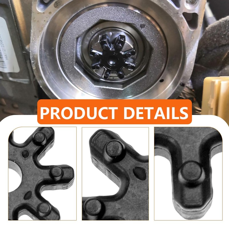 SGERUFZ 4 Pcs Flexible Couplings Steering Couplers, Suitable for Car