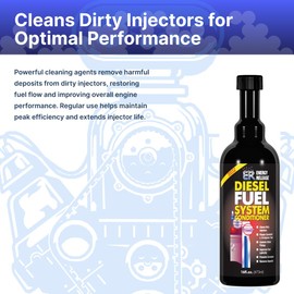 HI-GEAR ENERGY RELEASE Diesel Fuel System Conditioner 16 fl. oz. | Cleaning and Maintaining Your Fuel System