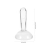 SEWACC Portable Oil Painting Grinding Pestle Glass for Watercolor Mineral