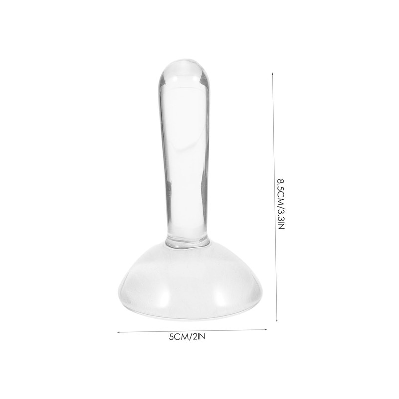 SEWACC Portable Oil Painting Grinding Pestle Glass for Watercolor Mineral