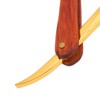 Old Style Straight Razor Rosewood Handle Straight Edge Barber Razor