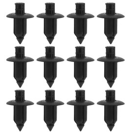 Create idea Pack of 50 8 mm Hole Motorcycle Rivets Trim Clips Plastic Fasteners Push Type Retaining Clips Styling Clips Replacement Parts Black