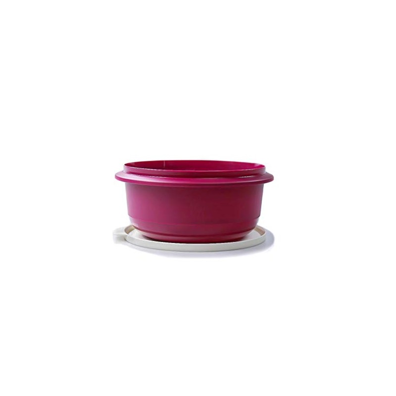 Tupperware Mixing Bowl Pro 2.0 L Dark Pink Yeast Dough