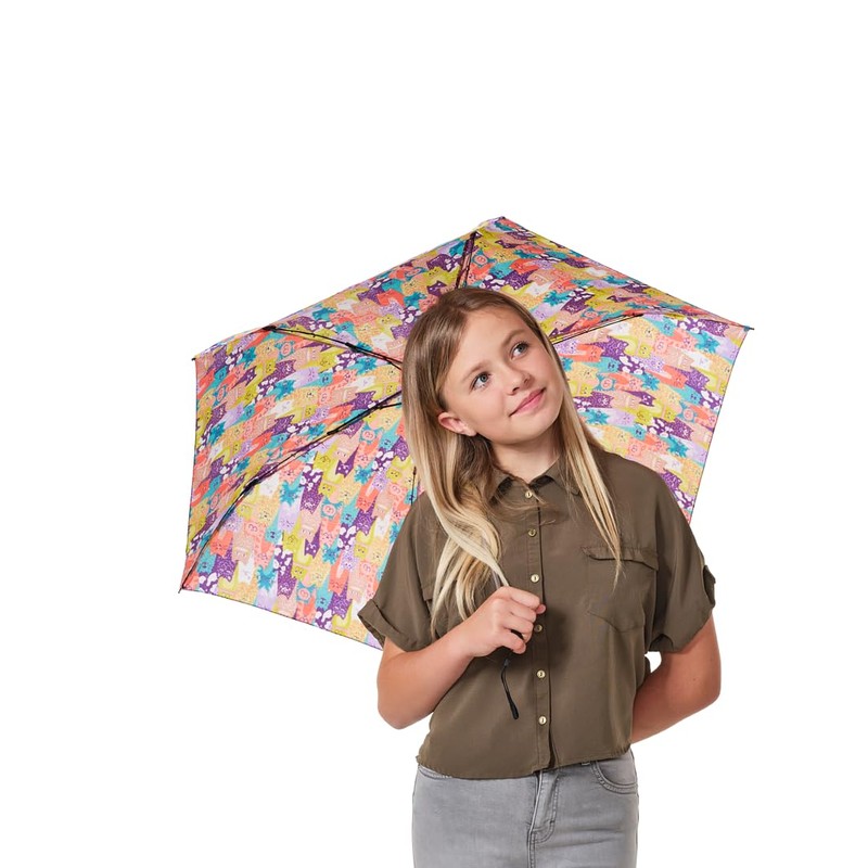 ECO CHIC Manual Mini Umbrella Windproof Strong Compact Folding Travel
