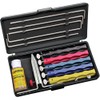 Lansky Deluxe Knife Sharpening System: 5-Stone Ceramic Knife Sharpener Kit