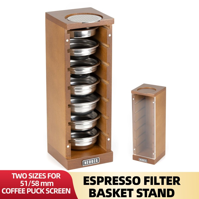 53/54mm Espresso Filter Basket Stand Compatible with Portafilter Filter Basket
