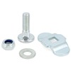 QWORK® Screw Fitting for Lashing Rail Airline Rail M8 x