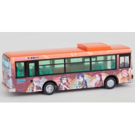 Japan Bus Collection 1/80 Series JH035 Japan Bus 80 Tokai Bus Orange Shuttle Love Live! Sunshine!! Wrapping Bus No. 3 Diorama Supplies (Manufacturer's First Run Limited Product)