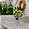 Alien Flower Pot Head Planter Pot Cute Resin Succulent Planter