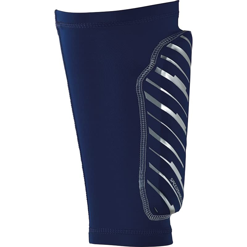 UHLSPORT Unisex - Adult Speedshield Shin Pads, Navy, L