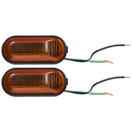 Spec-D Tuning LSM-CV92GADT Honda Civic Ex Lx Dx Smoked Amber Dome Side Marker Turn Signal Lights