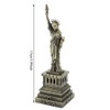 Broco Statue Of Liberty Metal Building Model Desk Decoration Gift