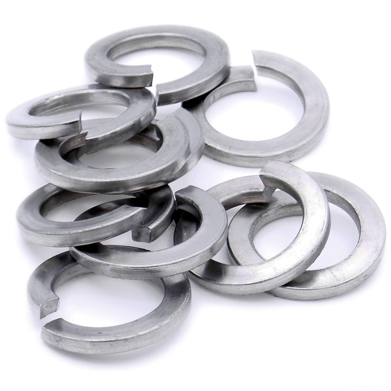 M14 (14mm) Rectangular Spring Split Lock Washer - Stainless Steel